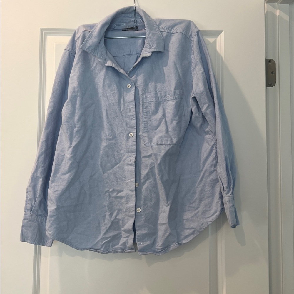 Quince Light Blue Button Down Shirt